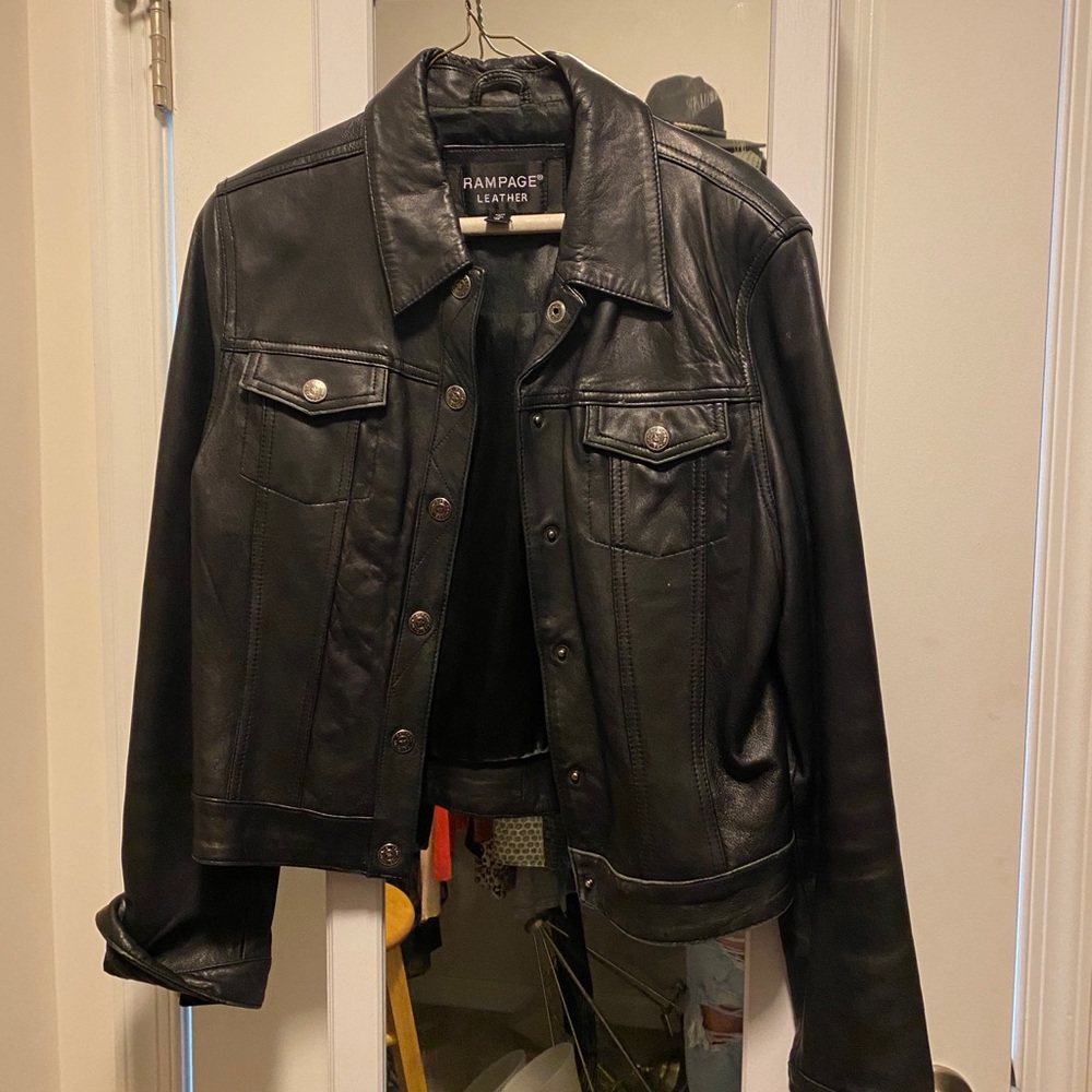 Rampage Black Leather jacket